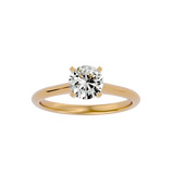 7/8 ctw Round Lab Grown Diamond Solitaire Engagement Ring