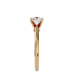 7/8 ctw Round Lab Grown Diamond Solitaire Engagement Ring
