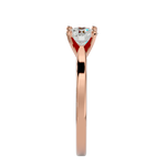 7/8 ctw Round Lab Grown Diamond Solitaire Engagement Ring