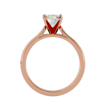 7/8 ctw Round Lab Grown Diamond Solitaire Engagement Ring