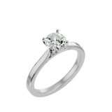 7/8 ctw Round Lab Grown Diamond Solitaire Engagement Ring