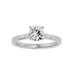 7/8 ctw Round Lab Grown Diamond Solitaire Engagement Ring