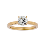7/8 ctw Round Lab Grown Diamond Solitaire Engagement Ring