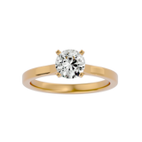7/8 ctw Round Lab Grown Diamond Solitaire Engagement Ring