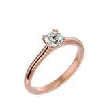 1/2 ctw Round Lab Grown Diamond Solitaire Engagement Ring