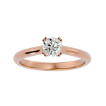 1/2 ctw Round Lab Grown Diamond Solitaire Engagement Ring