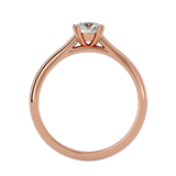 1/2 ctw Round Lab Grown Diamond Solitaire Engagement Ring