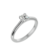 1/2 ctw Round Lab Grown Diamond Solitaire Engagement Ring