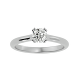 1/2 ctw Round Lab Grown Diamond Solitaire Engagement Ring