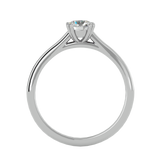 1/2 ctw Round Lab Grown Diamond Solitaire Engagement Ring