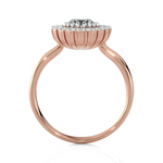 Round Lab Grown Diamond Halo Ring