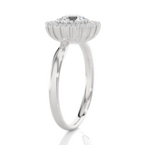 Round Lab Grown Diamond Halo Ring