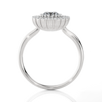 Round Lab Grown Diamond Halo Ring