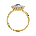 Round Lab Grown Diamond Halo Ring