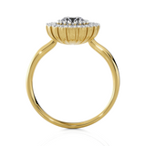 Round Lab Grown Diamond Halo Ring