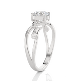 Round Lab Grown Diamond Solitaire Engagement Ring