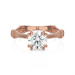 Round Lab Grown Diamond Solitaire Engagement Ring