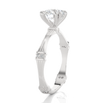 Round Lab Grown Diamond Solitaire Engagement Ring