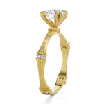Round Lab Grown Diamond Solitaire Engagement Ring