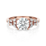 Round Lab Grown Diamond Solitaire Engagement Ring