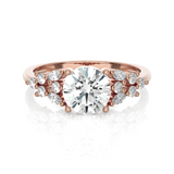 Round Lab Grown Diamond Solitaire Engagement Ring