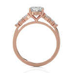 Round Lab Grown Diamond Solitaire Engagement Ring