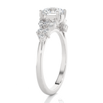 Round Lab Grown Diamond Solitaire Engagement Ring