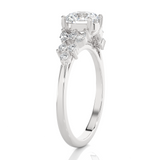 Round Lab Grown Diamond Solitaire Engagement Ring