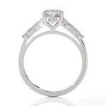 Round Lab Grown Diamond Solitaire Engagement Ring