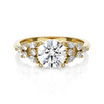 Round Lab Grown Diamond Solitaire Engagement Ring