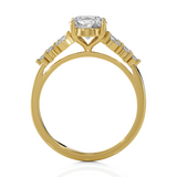 Round Lab Grown Diamond Solitaire Engagement Ring