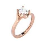 Emerald-Cut Lab Grown Diamond Solitaire Engagement Ring
