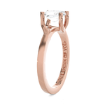 Emerald-Cut Lab Grown Diamond Solitaire Engagement Ring
