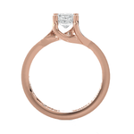 Emerald-Cut Lab Grown Diamond Solitaire Engagement Ring