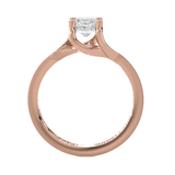 Emerald-Cut Lab Grown Diamond Solitaire Engagement Ring