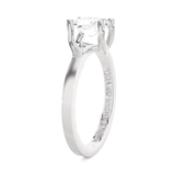 Emerald-Cut Lab Grown Diamond Solitaire Engagement Ring