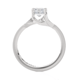 Emerald-Cut Lab Grown Diamond Solitaire Engagement Ring