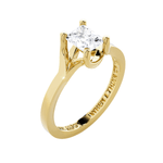 Emerald-Cut Lab Grown Diamond Solitaire Engagement Ring