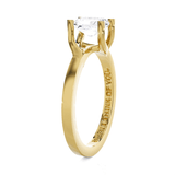 Emerald-Cut Lab Grown Diamond Solitaire Engagement Ring
