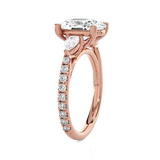 Oval with Pear-Shaped 3 Stone Lab Grown Diamond Ring