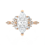 Marquies Lab Grown Diamond Side Stone Engagement Ring