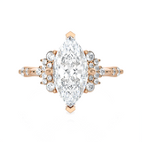 Marquies Lab Grown Diamond Side Stone Engagement Ring