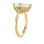 Marquies Lab Grown Diamond Side Stone Engagement Ring