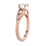 Round Lab Grown Diamond Solitaire Engagement Ring