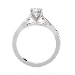 Round Lab Grown Diamond Solitaire Engagement Ring