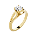 Round Lab Grown Diamond Solitaire Engagement Ring