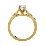 Round Lab Grown Diamond Solitaire Engagement Ring