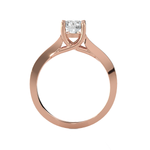 Round Lab Grown Diamond Solitaire Engagement Ring