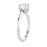 Round Lab Grown Diamond Solitaire Engagement Ring