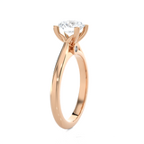 Round Lab Grown Diamond Solitaire Engagement Ring